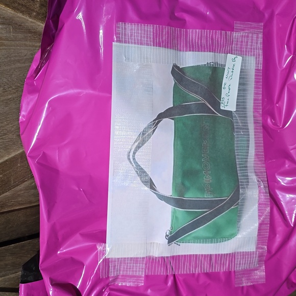 NWT Free People Heritage Green Duffle Bag - Picture 6 of 6